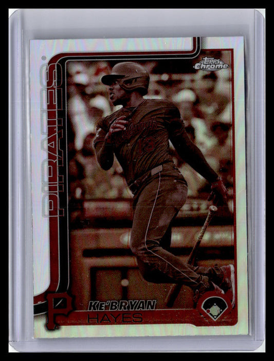 2025 Topps Chrome #196 Ke’Bryan Hayes Sepia Refractors