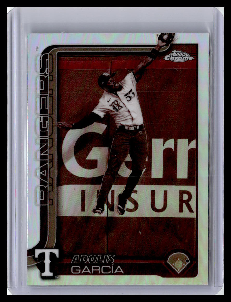 2025 Topps Chrome #293 Adolis García Sepia Refractors