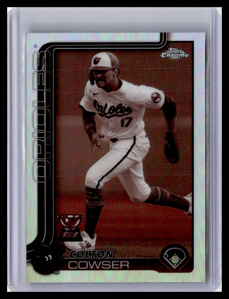2025 Topps Chrome #44 Colton Cowser Sepia Refractors