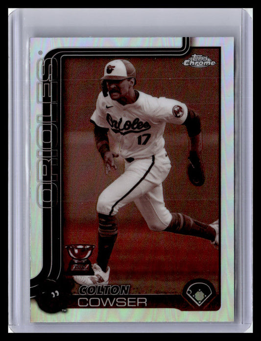 2025 Topps Chrome #44 Colton Cowser Sepia Refractors