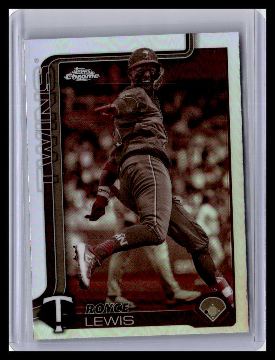 2025 Topps Chrome #254 Royce Lewis Sepia Refractors