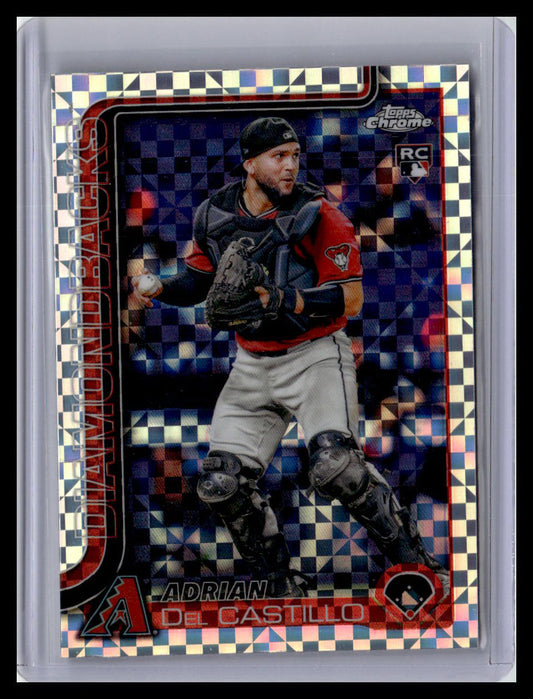 2025 Topps Chrome #240 Adrian Del Castillo X-Fractors