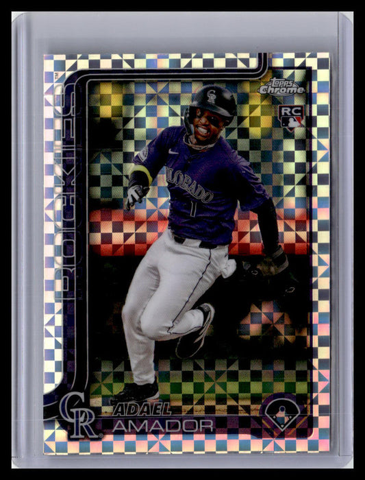 2025 Topps Chrome #255 Adael Amador X-Fractors