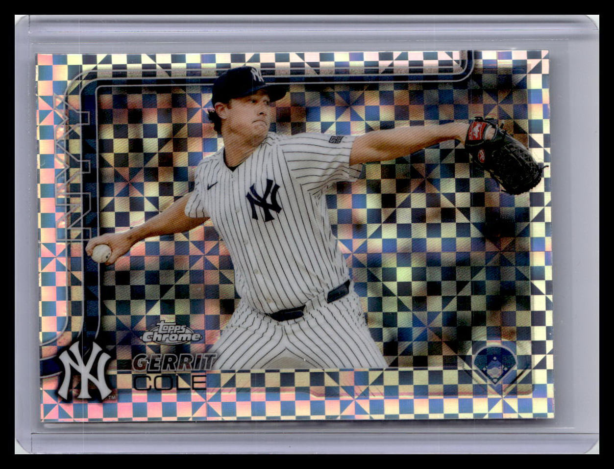 2025 Topps Chrome #110 Gerrit Cole X-Fractors