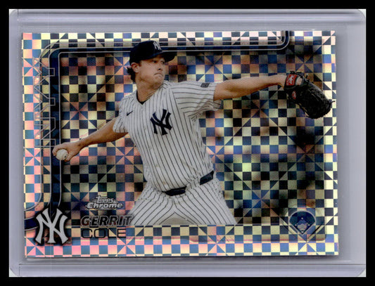 2025 Topps Chrome #110 Gerrit Cole X-Fractors