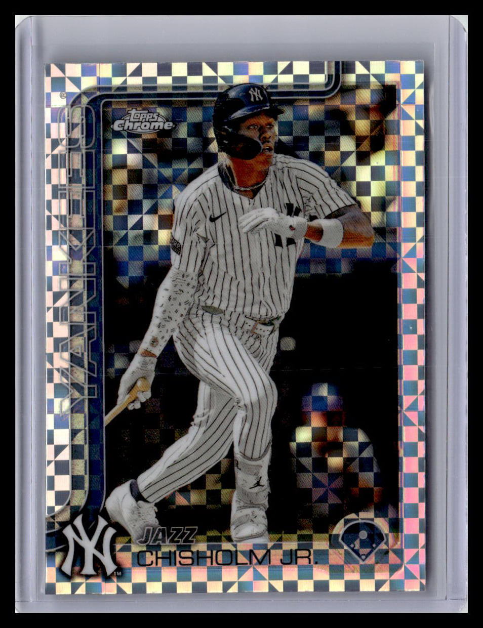 2025 Topps Chrome #283 Jazz Chisholm Jr. X-Fractors