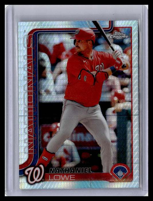 2025 Topps Chrome #49 Nathaniel Lowe Prism Refractors