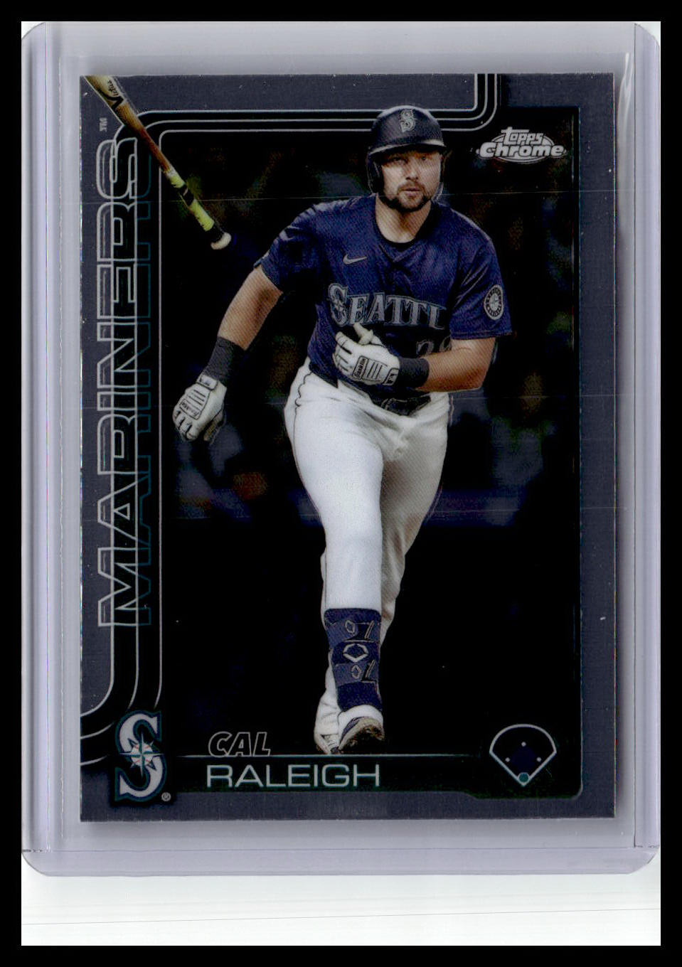 2025 Topps Chrome Update #USC45b Cal Raleigh