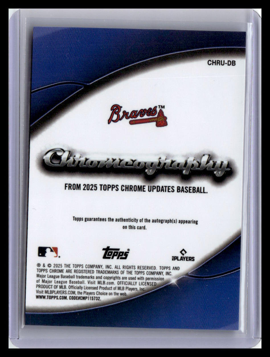 2025 Topps Chrome Update #CHRU-DB Drake Baldwin Chromeography