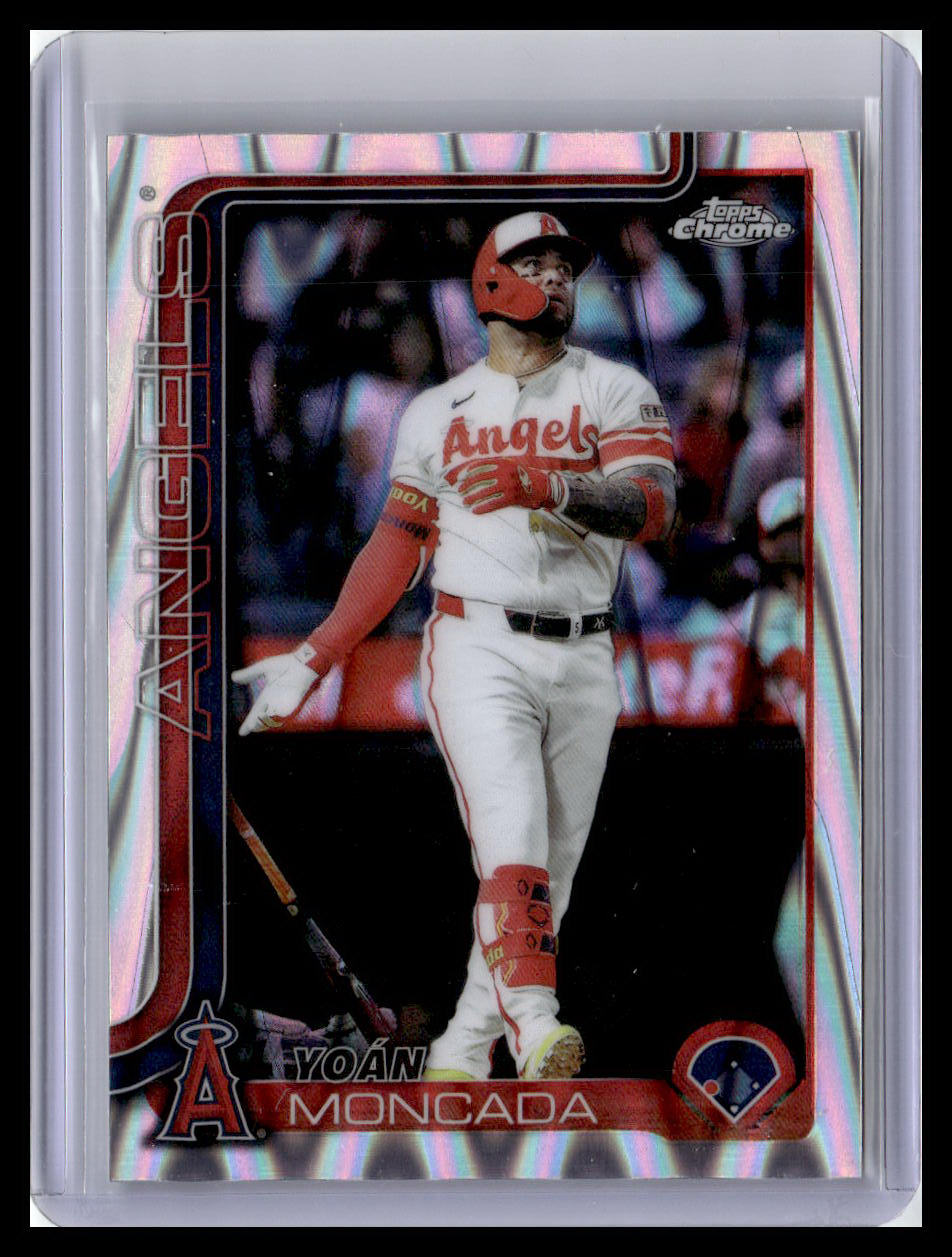 2025 Topps Chrome Update #USC22 Yoán Moncada RayWave Refractor