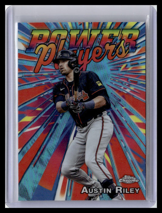 2025 Topps Chrome Update #PP-38 Austin Riley Power Players