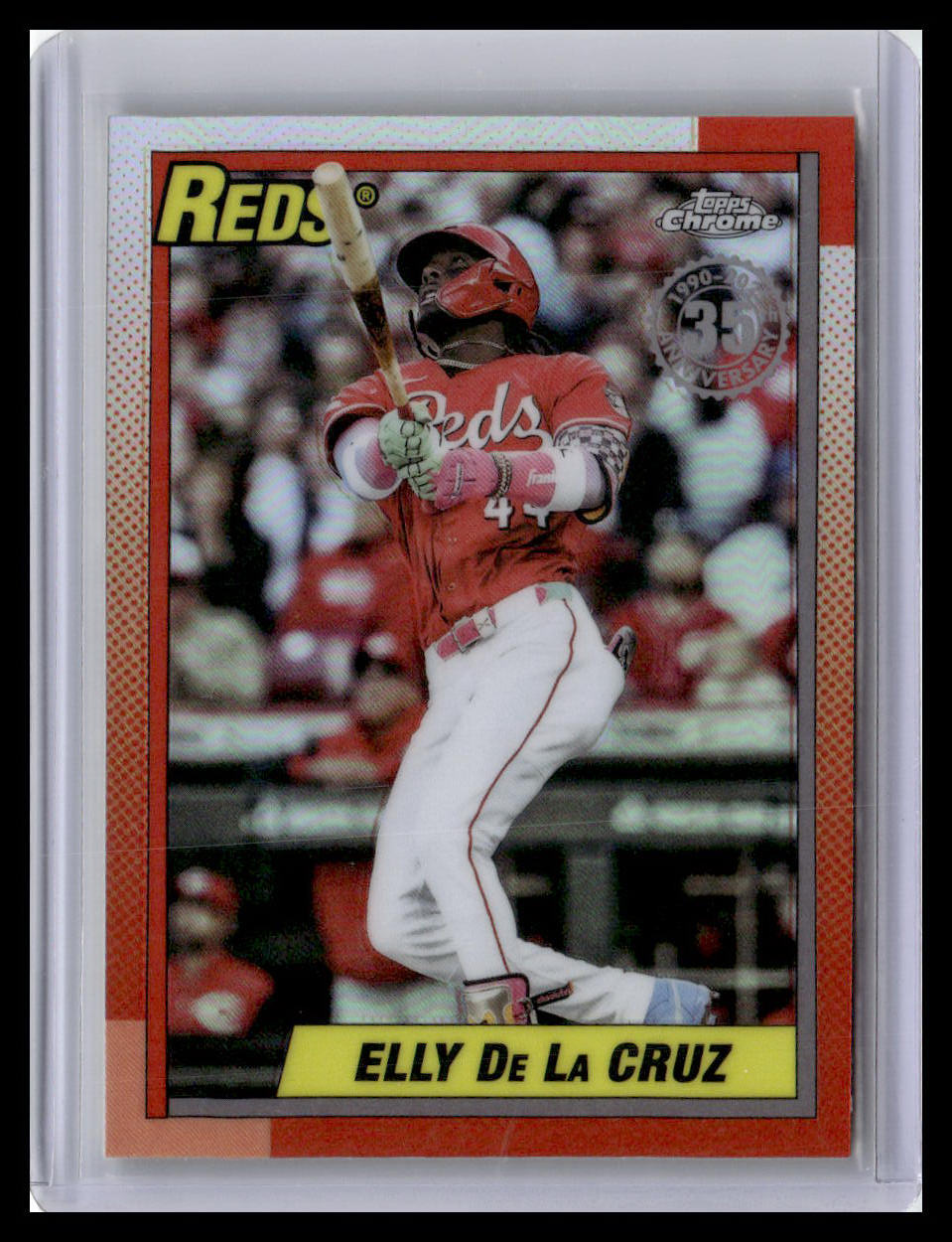 2025 Topps Chrome Update #90CU-3 Elly De La Cruz 1990 Topps Chrome