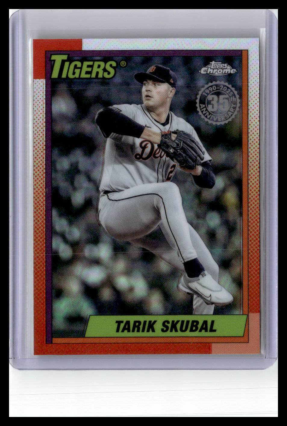 2025 Topps Chrome Update #90CU-10 Tarik Skubal 1990 Topps Chrome