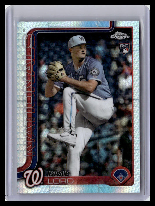 2025 Topps Chrome Update #USC77 Brad Lord Prism Refractors