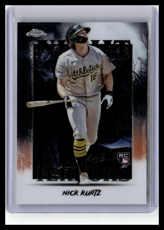 2025 Topps Chrome Update #NT-5 Nick Kurtz Night Terrors