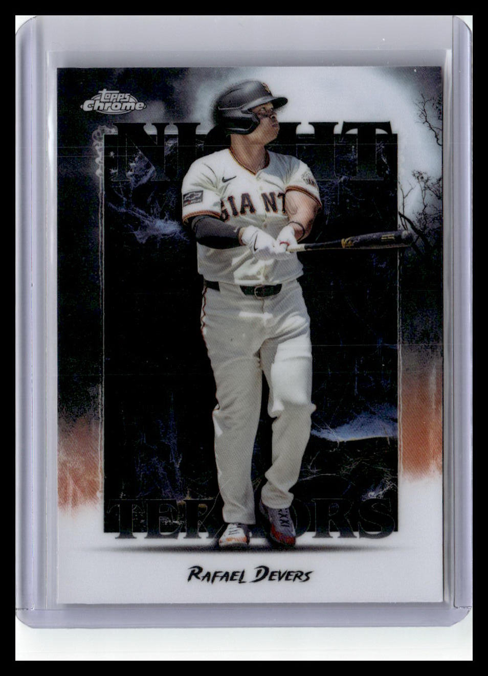 2025 Topps Chrome Update #NT-22 Rafael Devers Night Terrors