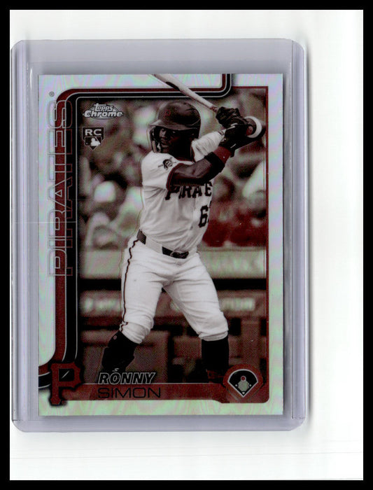 2025 Topps Chrome Update #USC35 Ronny Simon Sepia Refractors