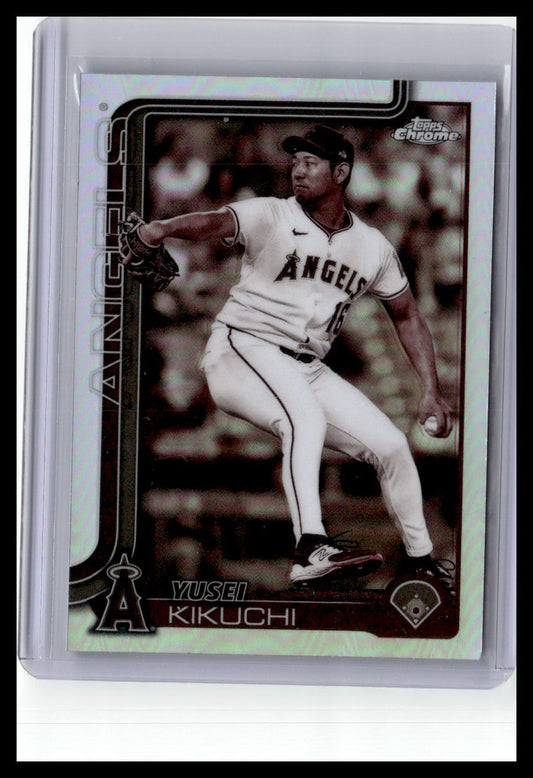 2025 Topps Chrome Update #USC59 Yusei Kikuchi Sepia Refractors