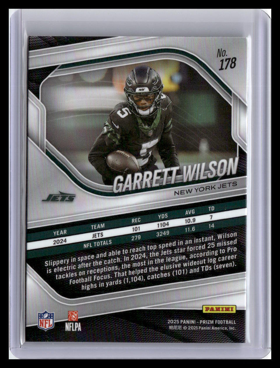 2025 Panini Prizm #178 Garrett Wilson