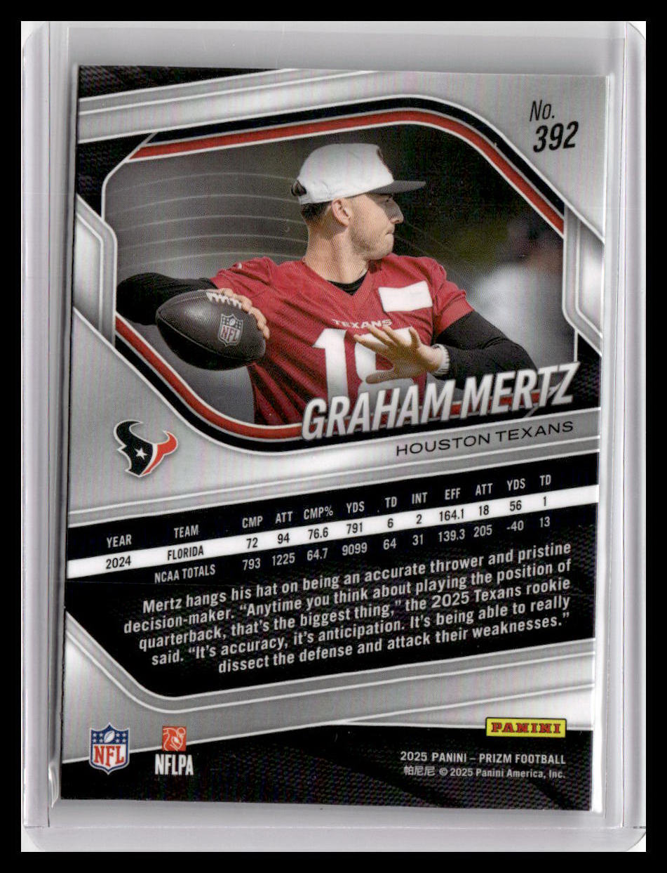 2025 Panini Prizm #392 Graham Mertz