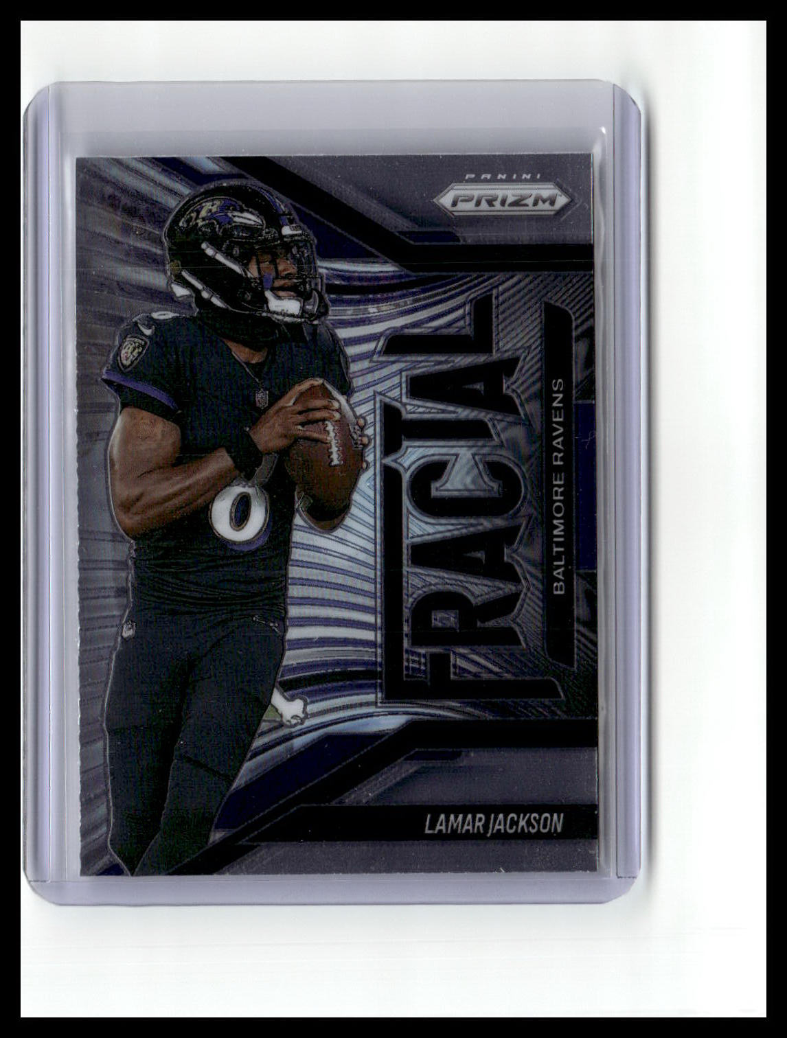 2025 Panini Prizm #2 Lamar Jackson Fractal