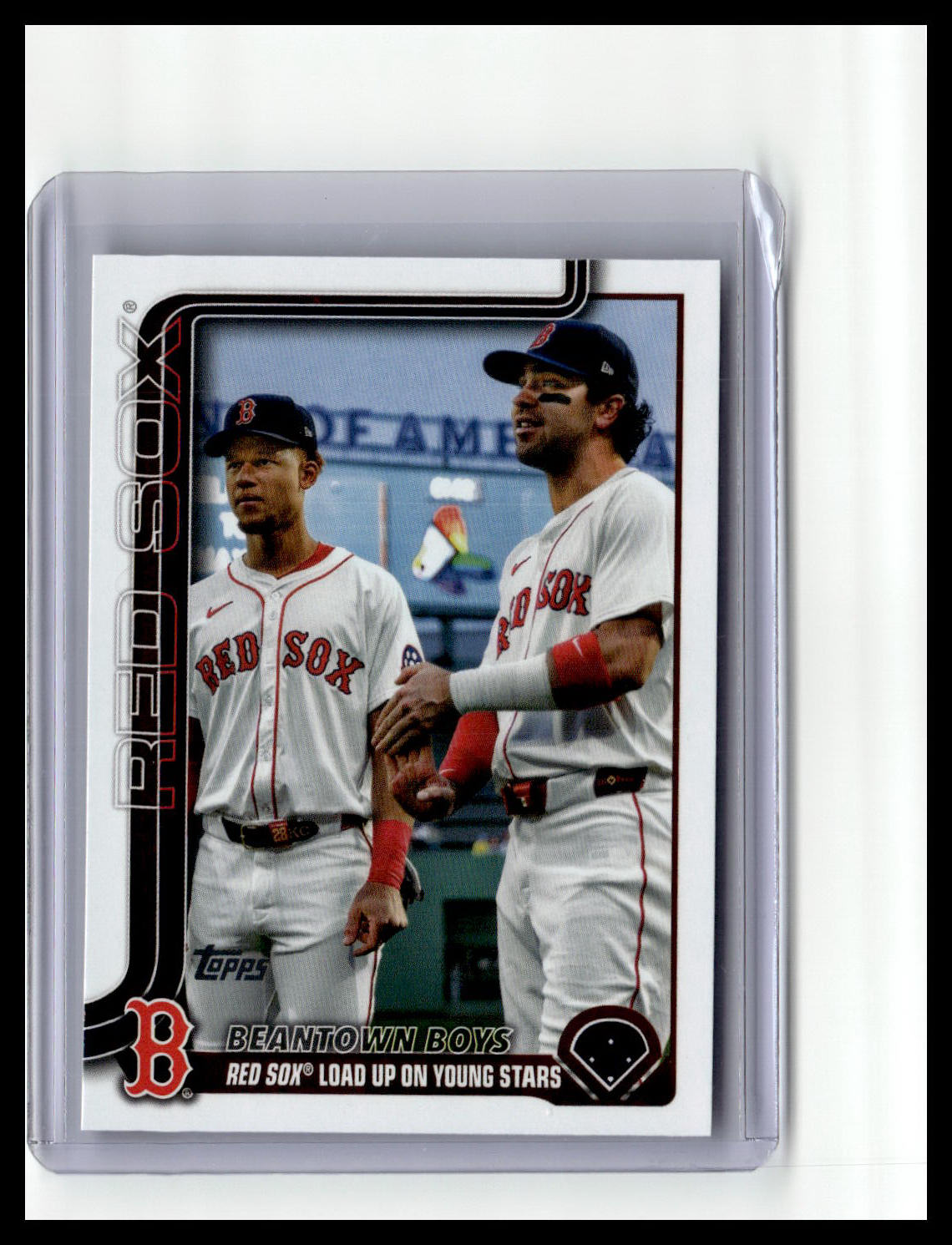 2025 Topps Update #US241 Beantown Boys (Marcelo Mayer / Kristian Campbell)