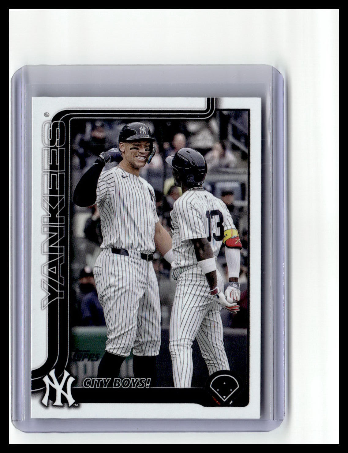 2025 Topps Update #US85 City Boys! (Aaron Judge / Jazz Chisholm Jr.)