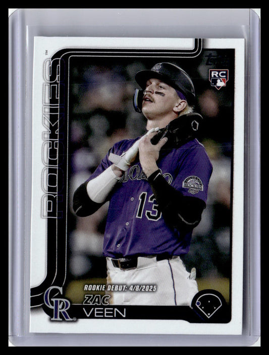 2025 Topps Update #US2 Zac Veen