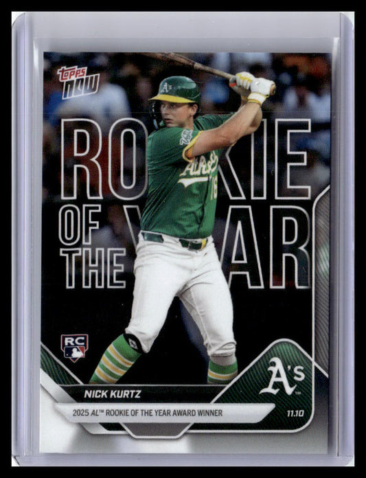 2025-26 Topps Now Off-Season #OS-2 Nick Kurtz Rookie Of The Year
