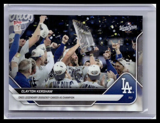 2025 Topps Now #927 Clayton Kershaw