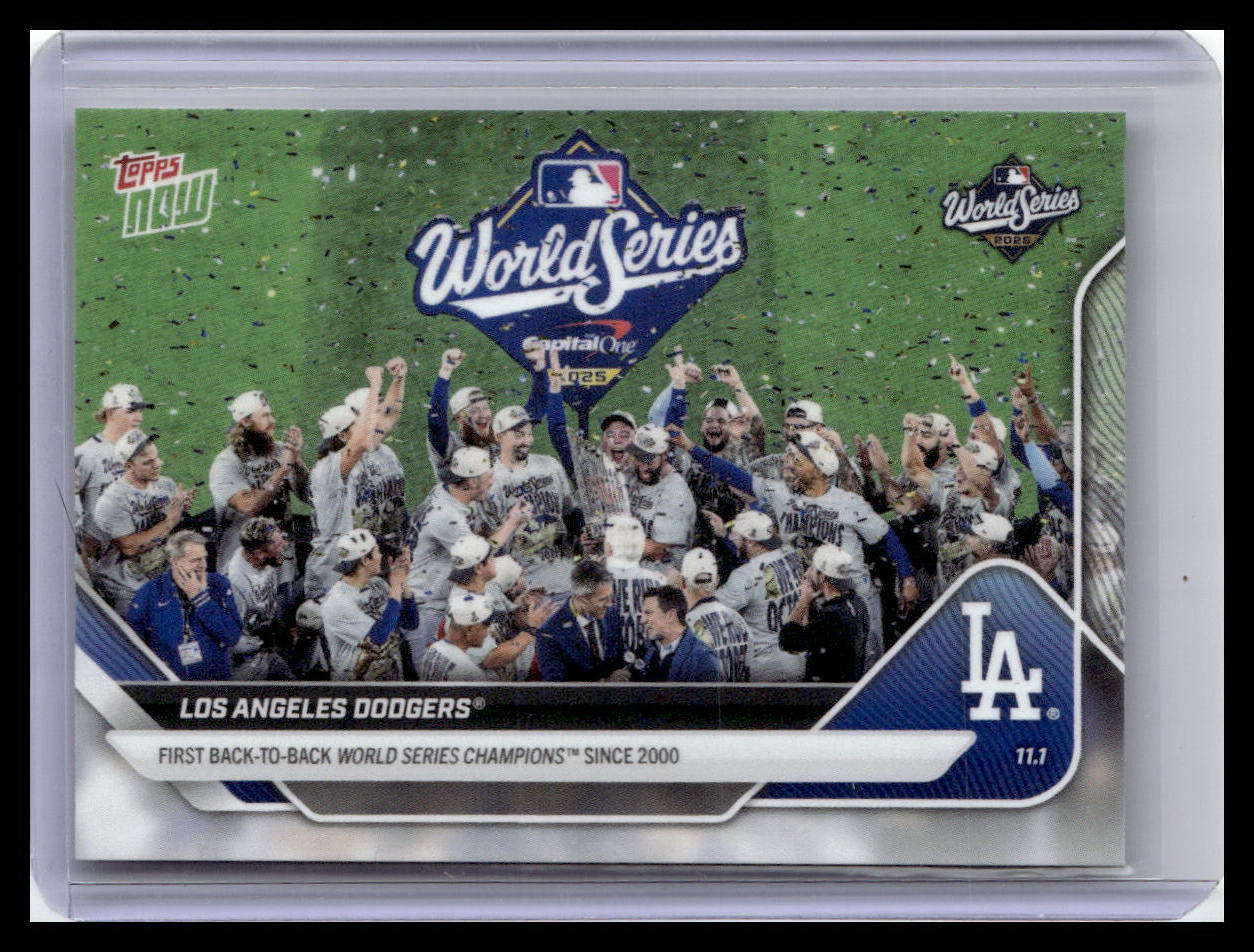 2025 Topps Now #929 Los Angeles Dodgers