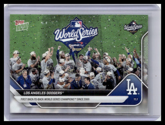 2025 Topps Now #929 Los Angeles Dodgers