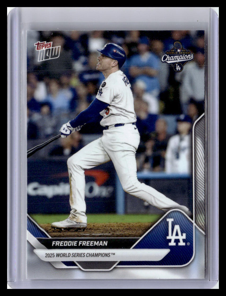 2025 Topps Now World Series Champions Los Angeles Dodgers #WS-5 Freddie Freeman