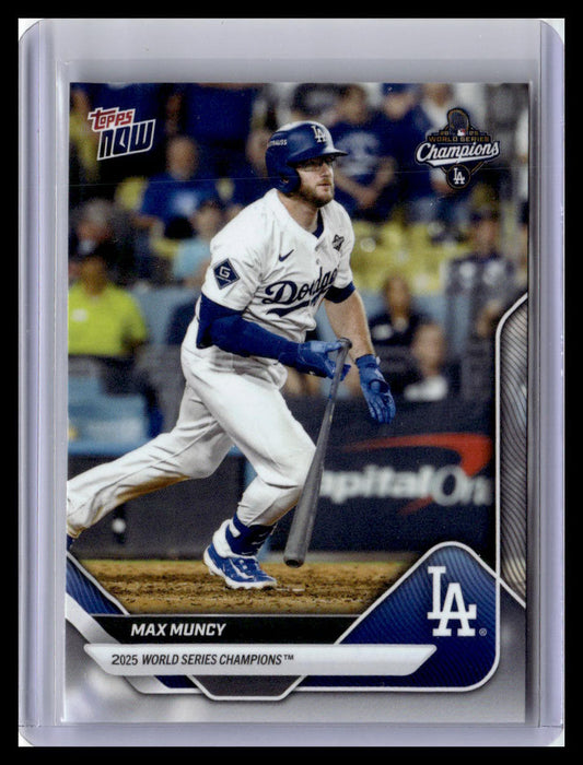 2025 Topps Now World Series Champions Los Angeles Dodgers #WS-9 Max Muncy