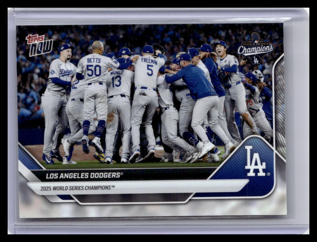 2025 Topps Now World Series Champions LA Dodgers #WS-15 Los Angeles Dodgers