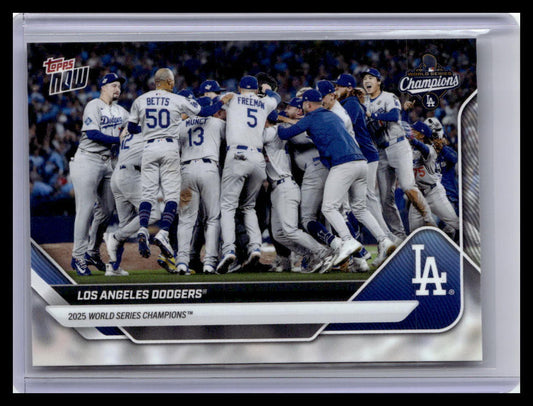 2025 Topps Now World Series Champions LA Dodgers #WS-15 Los Angeles Dodgers