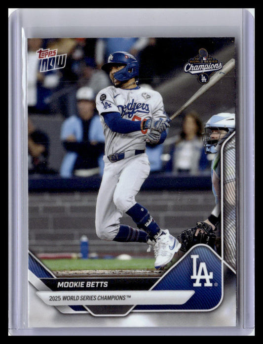 2025 Topps Now World Series Champions Los Angeles Dodgers #WS-2SP Mookie Betts