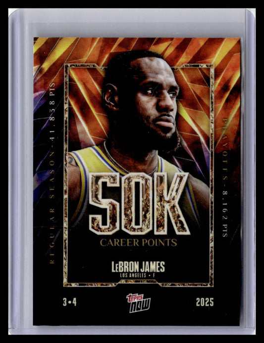 2024-25 Topps Now #12 LeBron James