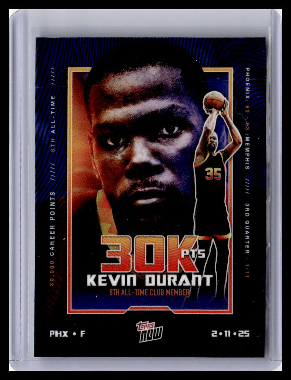 2024-25 Topps Now #11 Kevin Durant