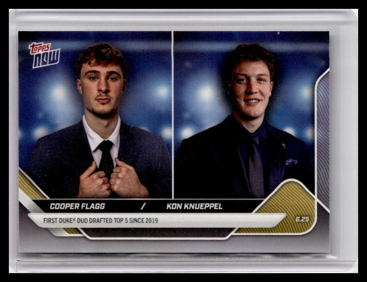 2025-26 Topps Now #CFKK Cooper Flagg / Kon Knueppel