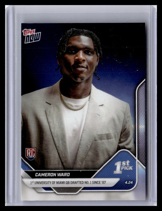 2025 Topps Now #D-1 Cameron Ward