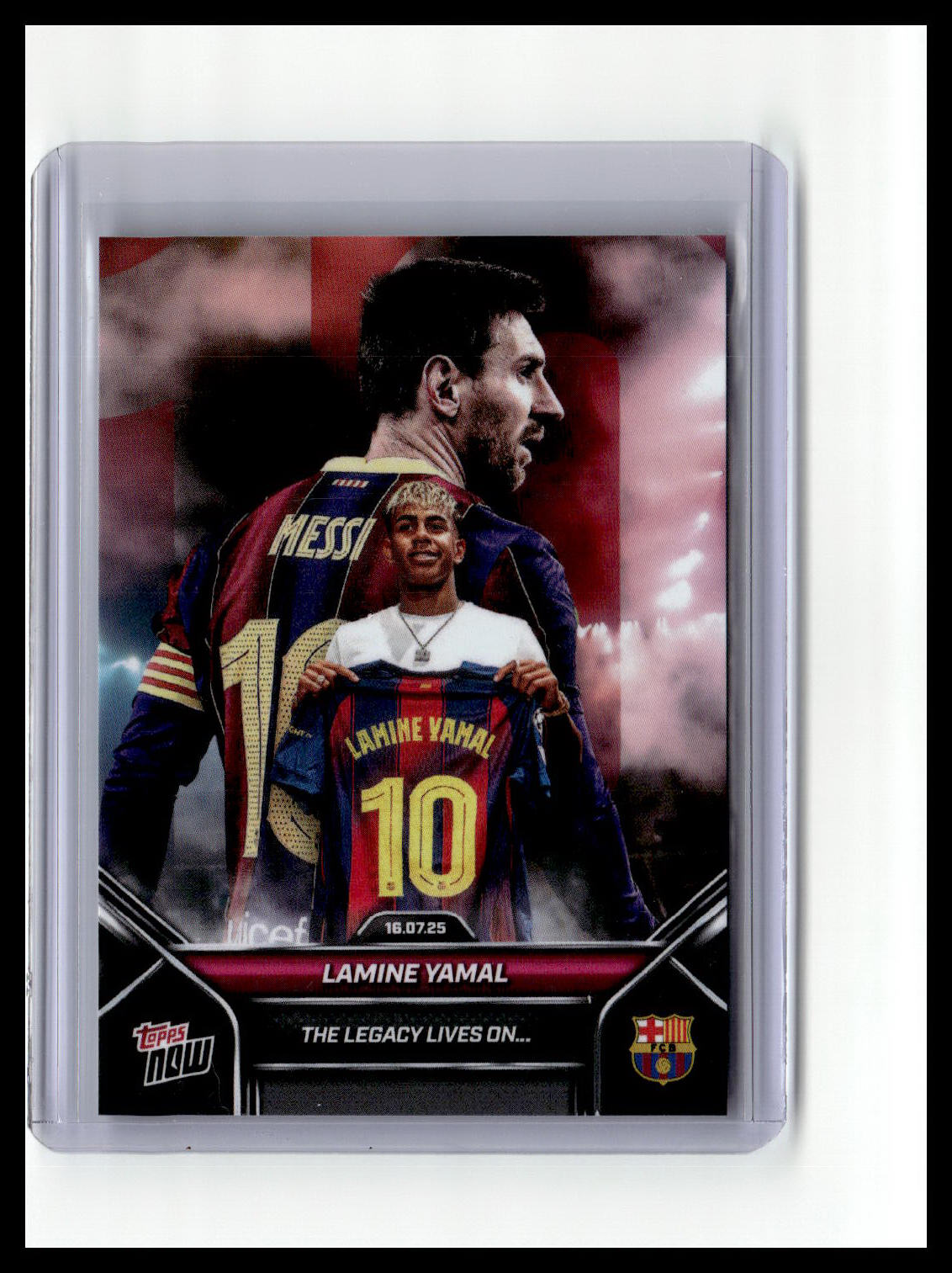 2025-26 Topps Now FC Barcelona #002 Lamine Yamal