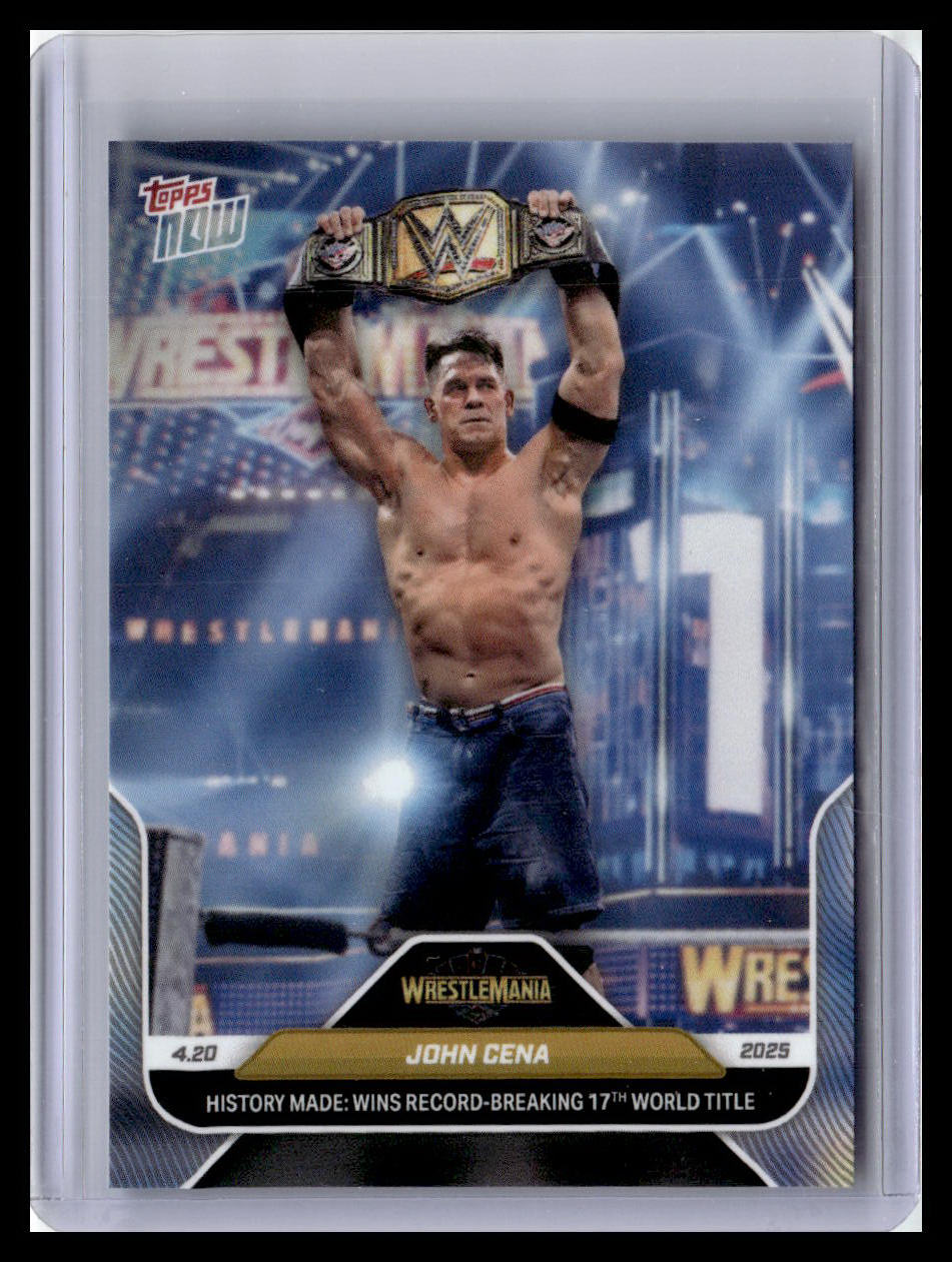2025 Topps Now WWE #46 John Cena