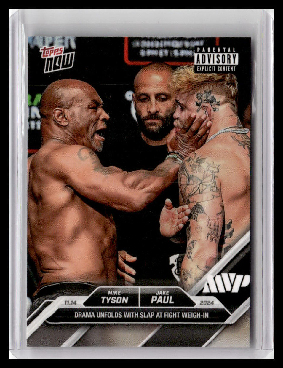 2024 Topps Now #3 Mike Tyson / Jake Paul