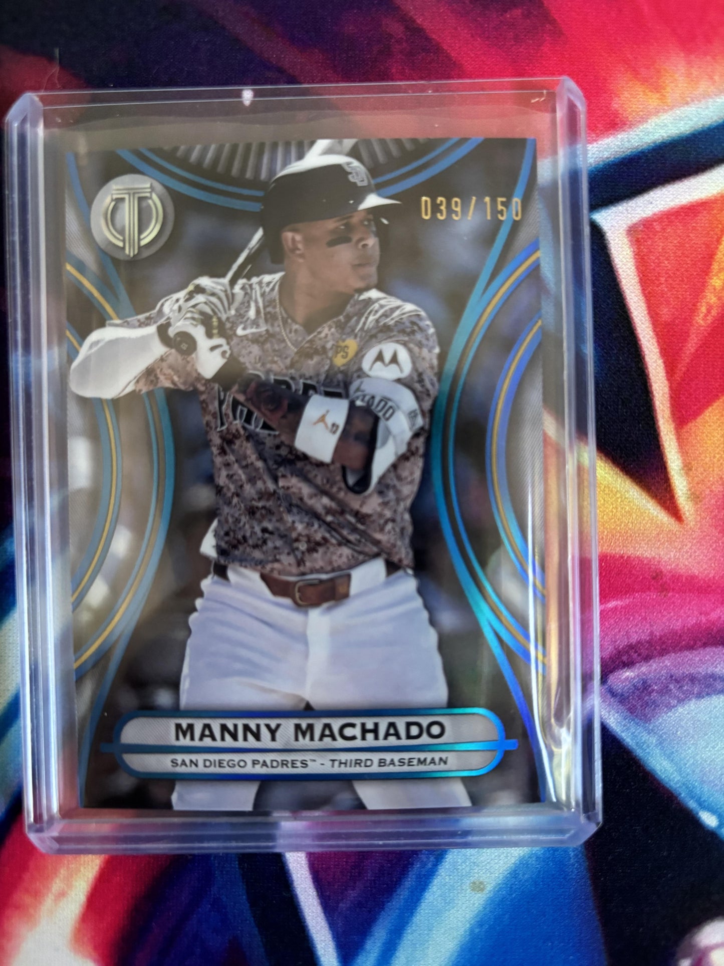 2025 Topps Tribute #31 Manny Machado Blue #/150