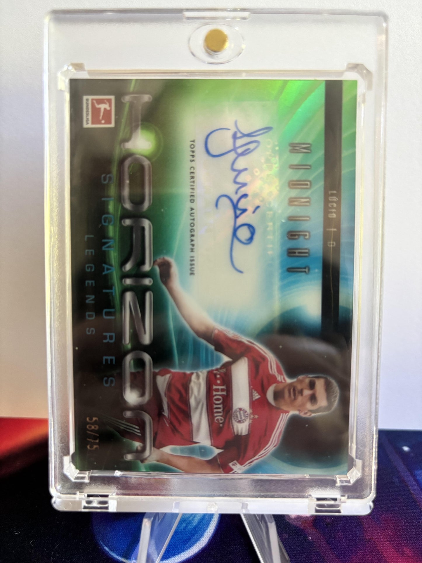 2024-25 Topps Midnight Bundesliga #HS-LU Lúcio Horizon Signatures 58/75
