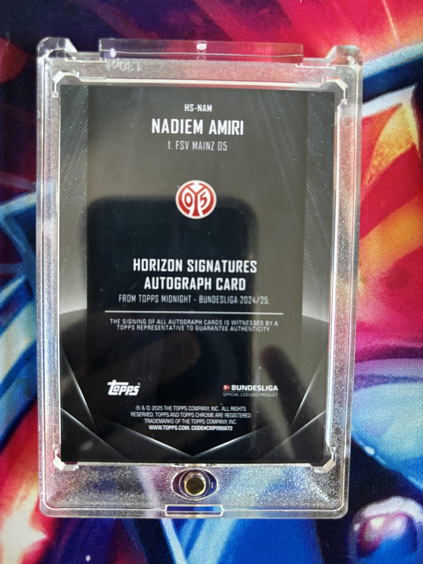 2024-25 Topps Bundesliga #HS-NAM Nadiem Amiri Horizon Autos Twilight 72/99