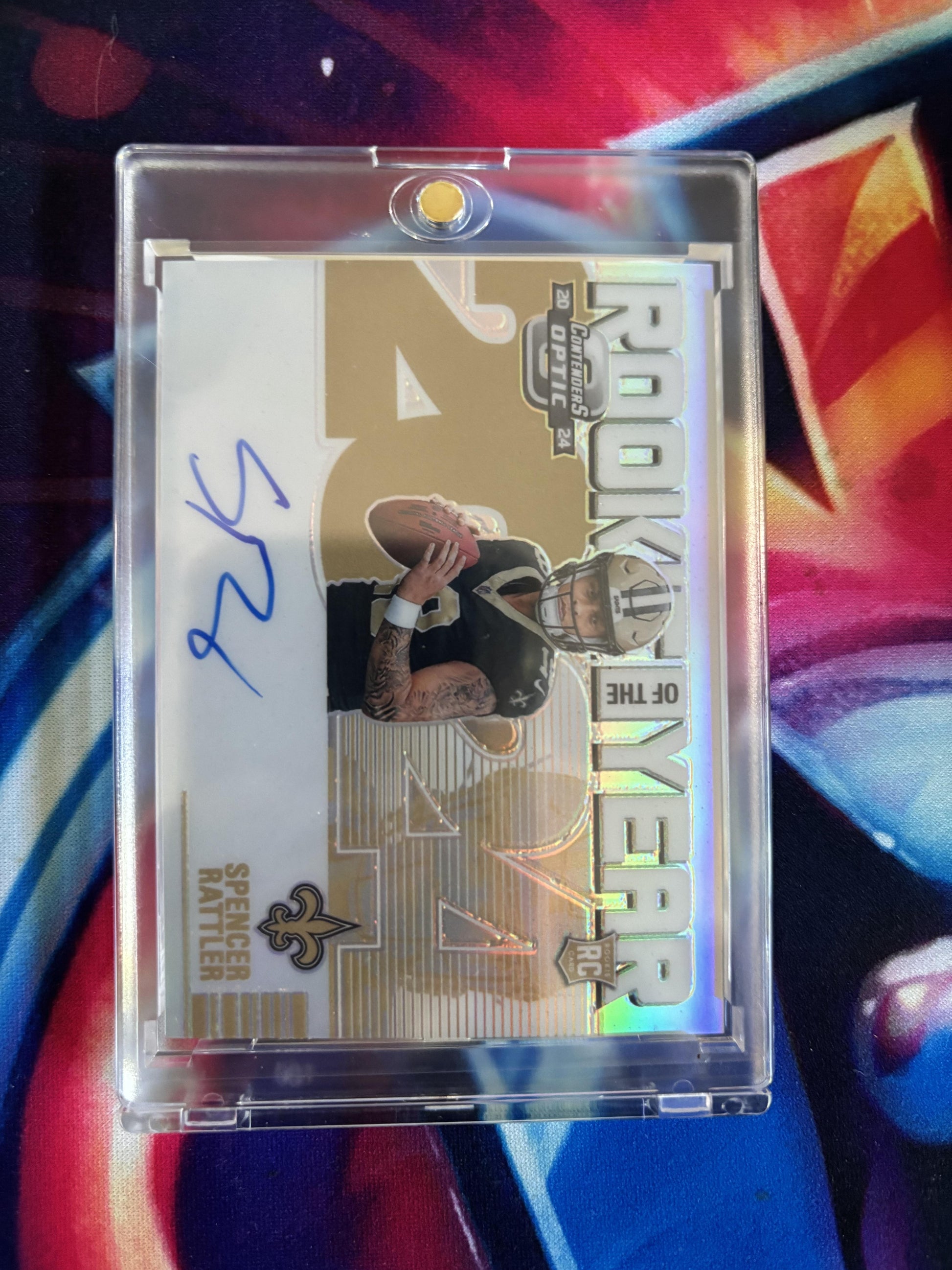 2024 Panini Contenders Optic #ROY-SRR Spencer Rattler ROY Contenders 5/99