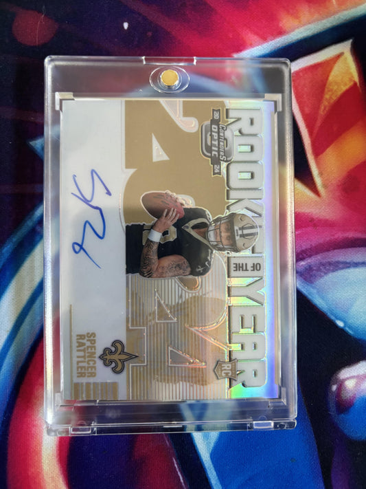 2024 Panini Contenders Optic #ROY-SRR Spencer Rattler ROY Contenders 5/99