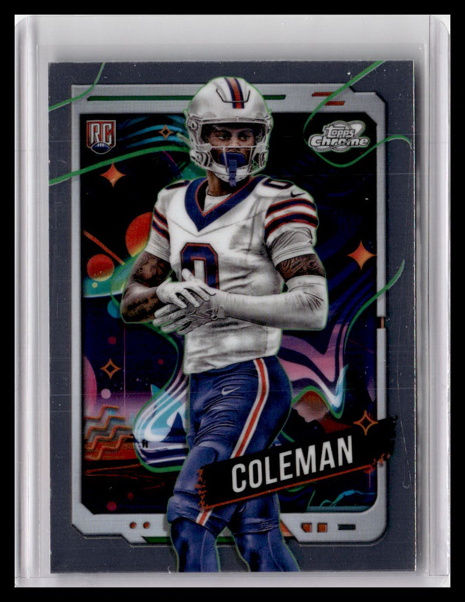 2024 Topps Chrome Cosmic #111 Keon Coleman